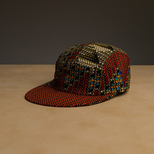 ANKARA BURGUNDY 5 PANEL HAT