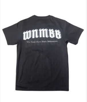 WNMBB BLACK AND WHITE LOGO TEE