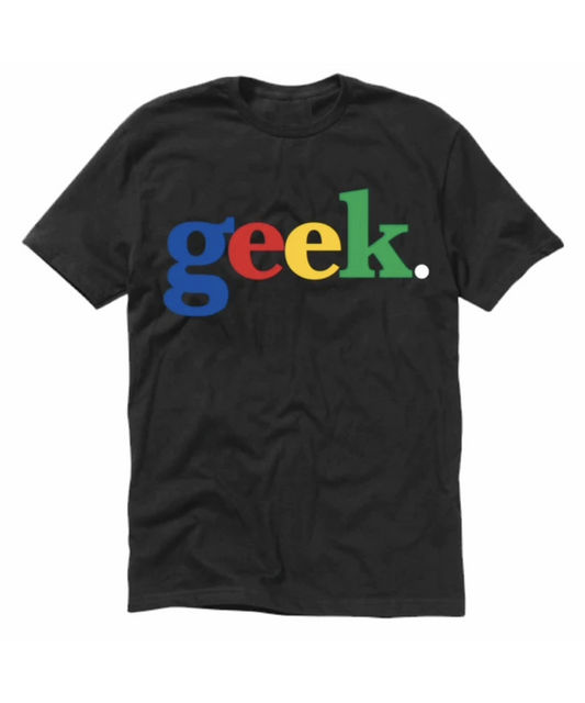 Fashion Geek - Classic Geek T-shirt Black