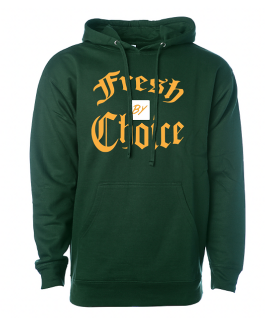 Fresh by Choice olde English hoodie green